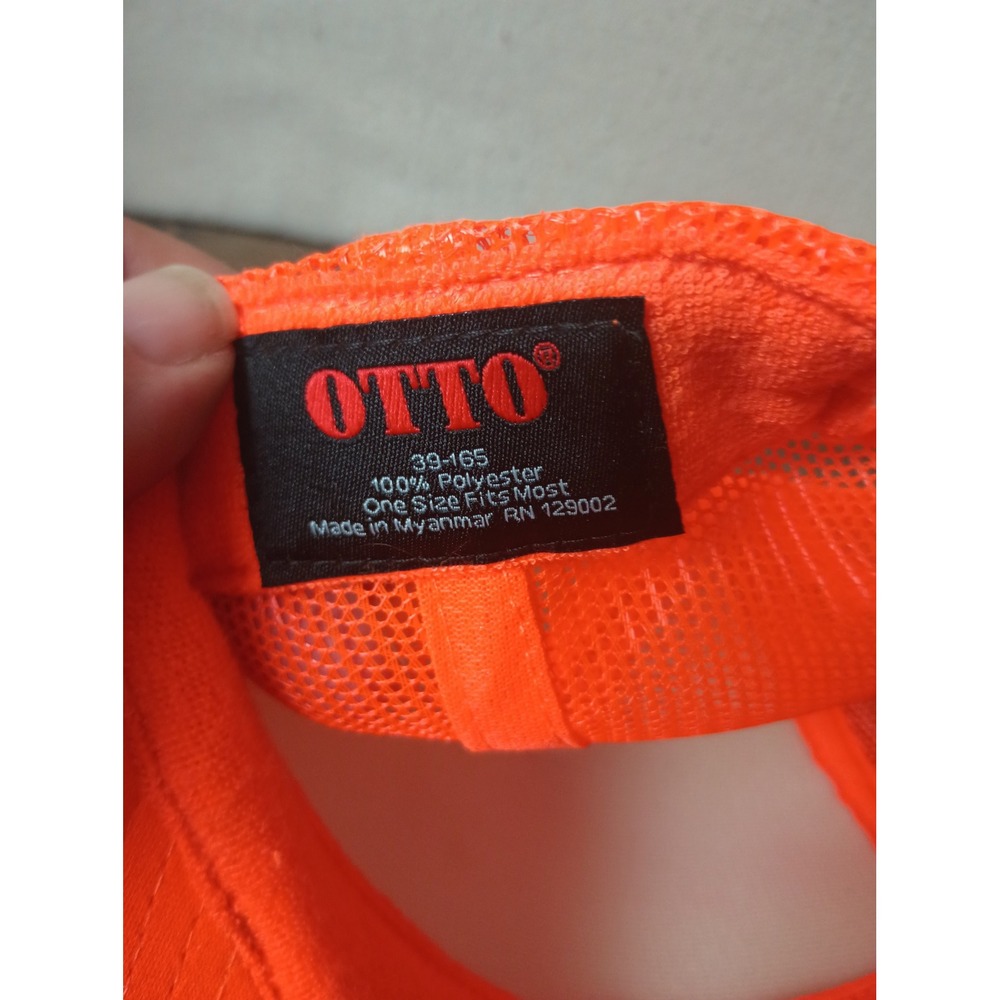Traeger‎ Day Trucker Hat Mesh Back Neon Orange White BBQ Grill Smoker Cap - Picture 6 of 6